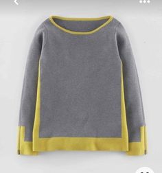 Shirt Transformation, Casual Chic Spring, Recycled Sweater, Upcycle Sewing, Diy Sweatshirt, Yellow Sweater, A Pencil, Fashion Design Clothes, Work Wardrobe