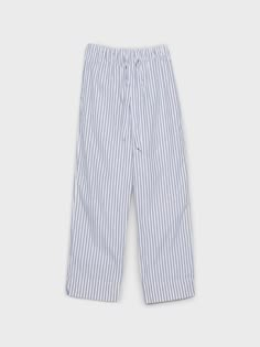 Tekla - Poplin Pyjamas Pants in Skagen Stripes Tekla Pyjama, Blue Pajama Pants, Blue And White Striped Pants, Pyjamas Pants, Blue Striped Pants, Portugal Style, Striped Pajama Pants, Pyjama Pants, Clothes Wishlist