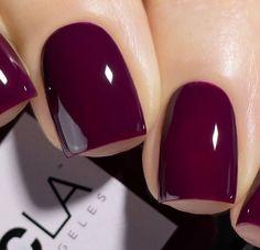 Sorbet Nails, Ncla Beauty, Fall Toe Nails, Plum Nails, Wine Nails, Maroon Nails, Vacation Nails, Shellac Nails, New Nail Art