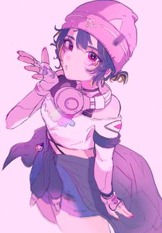 Overwatch, Anime Character, Anime, Pink