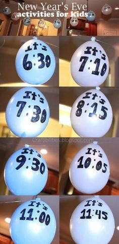 balloons that have numbers on them in different ways