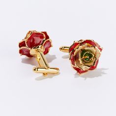 Our custom-made Revolutionary Rose of Lebanon Eternal Cufflinks are bursting with the vibrancy and strength of the Lebanese people. Gold-trimmed petals proudly painted in the colors of the Lebanese flag represent the beauty of Lebanon that will forever continue to bloom. These gilded treasures in red, green and white hues are a priceless and deeply meaningful gift meant to be worn proudly for a lifetime. Revealed in the rich details of each pair of Eternal Cufflinks is the expert craftsmanship o Lebanese Flag, Eternal Rose, February Birthday Gifts, Cufflink Box, Real Rose, Christian Symbols, Zodiac Pendant, Rose Necklace, 50th Birthday Gifts