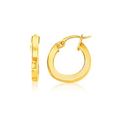 Buy LOVCIA Luxury 14k Yellow Gold Classic Flat Hoop Earrings with Omega Back (10mm) Snap Lock, Small Hoop Earrings, Gold Flats, Earring Crafts, Fragrance Design, Jewelry Packaging, Ring Collections, Metal Stamping, Earrings Handmade