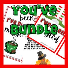 you've been bundled up for the holiday season with these freebied printables