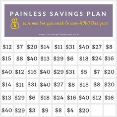 a printable savings plan for the family