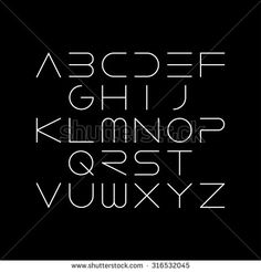 a set of letters and numbers in the style of handwritten font on a black background