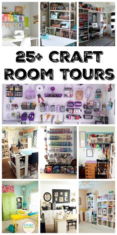 the 25 + craft room tour is here