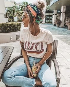 Kelsey Floyd, Boho Mode, Mode Hippie, Mode Turban, Vlasové Trendy, Caption This, Mode Boho, Mode Casual