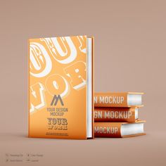 three books stacked on top of each other in front of a brown background with white lettering