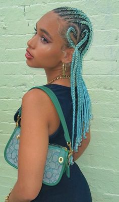 Colorful Cornrows, Hair Blog, African Hairstyles, Baddie Hairstyles, Afro Hairstyles, Aesthetic Hair, Black Women Hairstyles, Black Girls Hairstyles