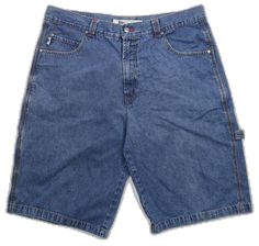 90s Style Relaxed Fit Jean Shorts With Pockets, 90s Denim Blue Shorts With Pockets, Jorts Streetwear, Big Pocket, Pocket Shorts, Streetwear Mens, 90s Streetwear, Denim Jean Shorts, Denim Jean