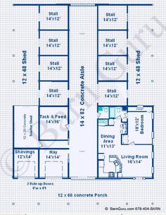 the floor plan for an office building with two floors and three rooms, including one bedroom