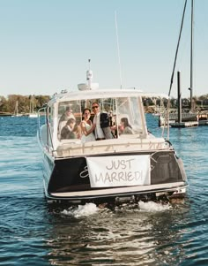 a boat filled with people on the water