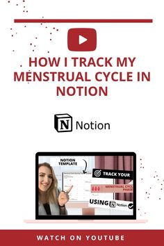 🌸 Take control of your health with Notion! Learn how to effectively track your menstrual cycle, see which phase you are in and gain insights into your well-being. Watch this tutorial to empower your self-care journey. 📅💖 #Notion #MenstrualCycleTracking #SelfCare #NotionTutorial #Health #FreeTutorial Well Being