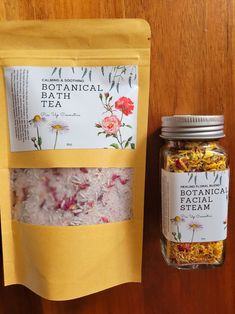 Botanical Facial Steam & Bath Tea - Etsy Australia Spa Kits, Facial Steaming, Steam Bath, Soothing Bath, Relax Spa