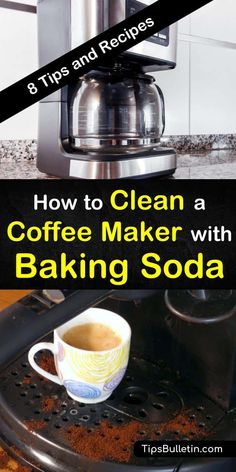 how to clean a coffee maker with baking soda