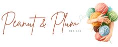 the logo for peanut and plum designs, which is featured in an image from their website