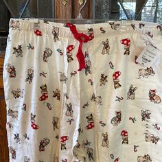 Nwt Sleep Chic Christmas Theme Frenchie Bulldog Flannel Soft Sleep Pants. Elastic Waist. Pockets On Each Side Seam. Size Is Xxl. The Soft Cozy Fabric Is 100% Cotton. Perfect For Cold Weather!! Waistband Unstretched Is Appx 20” Inseam Is Appx 30” Christmas Cotton Loungewear Bottoms, Christmas Cotton Sleep Pants, Christmas Bedtime Long Bottoms, Sleepwear Cute, Stitch Pajamas, Striped Pajama Pants, Lacy Lingerie, Lounge Pants Womens, Frenchie Bulldog