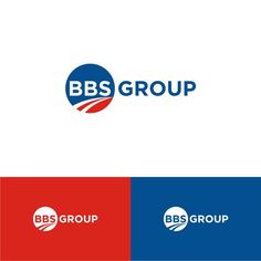 the bbs group logo is shown in red, white and blue colors on a white background