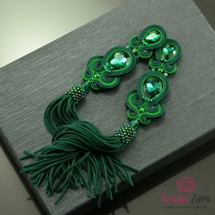 Green tassel earrings Emerald II, greenery soutache earrings, long tassel earrings boho earrings statement earrings beaded tassel earrings Green Tassel Earrings, Earrings Emerald, Smart Jewelry, Beaded Tassel Earrings, Long Tassel Earrings, Boho Fringe, Soutache Earrings, Soutache Jewelry, Earrings Beaded