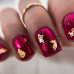 Short Square Nails Ideas, Square Nails Designs, Square Nails Ideas, Sns Nails Designs, Square Nail, Square Nail Designs, Short Square Nails, Foil Nails, Hot Nails