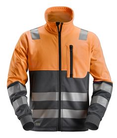 Cyberpunk Moodboard, Snickers Workwear, Safety Workwear, Work Trousers, Work Jacket, Work Jackets, Steel Grey, Orange Fashion