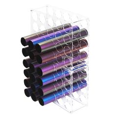 PRICES MAY VARY. VINYL STORANGE RACK: This vinyl rolls storage has excellent storage and organization features and can hold up to 40 vinyl rolls. lightweight and Easy to install. STURDY AND DURABLE: Our vinyl rolls holder is extremely durable and made of thickened acrylic material for long-lasting use. With convenient storage area, it makes your craft room more clean and tidy. SIZE DETAILS: Each vinyl storage rack size is 12x10 Inch / 32x25 cm with 20 holes, each hole size is 2 Inch / 5 cm. Plea Vinyl Roll Storage, Home Office Craft Room, Roll Storage, Vinyl Roll, Sewing Supplies Storage, Clear Storage, Acrylic Storage, Vinyl Storage, Vinyl Rolls