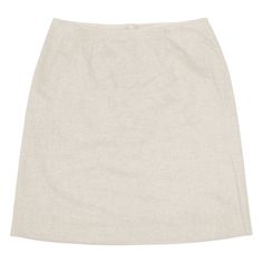 MAX MARA Knee Length Straight Skirt Beige Wool Womens UK 12 Fitted Linen Formal Skirt, Fitted Linen Skirt For Formal Occasions, Formal Fitted Linen Skirt, Fitted Wool Skirt In A Solid Color, Straight Skirt, Wholesale Shoes, Cardigan Coat, Active Wear Tops, Max Mara