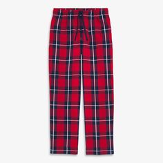 PSA: All grown-up PJ pants now have POCKETS! When it comes to red plaid, our take is less kitsch and more classic. These flannel PJs are basically "holiday in a nutshell." Made for lounging, sleeping, and checking all the boxes like decorating, cookie making, or wrapping presents at 2am. Fabric: 100% recycled polyester that is crafted to be naturally flame resistant, without the use of any chemicals. Feel: Soft and warm, like it just came out of the dryer. Fit: Unisex Fit PJ pants are generous i Flannel Pj Pants, Flannel Pjs, Family Pjs, Holiday Pjs, Pj Pants, All Grown Up, Sleepwear & Loungewear, Plaid Flannel, How To Make Cookies