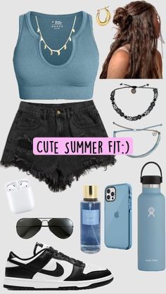 School Outfits Shorts Casual, Hoț Girl Summer Outfit, Back To School Outfits Hot Weather, Summer Outfits Teenage Girl, Summer Teen Outfits, Trendy Outfits Shein, Teen Summer Outfits, Teen Party Outfits, Outfit Ideas Hot Weather