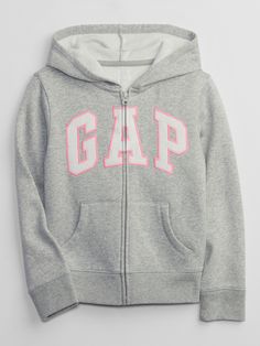 Kids Gap Logo Zip Hoodie | Gap Factory Gap Pullover Hoodie, Cute Cheap Gap T-shirt, Affordable Trendy Gap Tops, Cheap Long Sleeve Hoodie By Gap, Kids Online Clothing Stores, Hoodie Gap, Gap Outfits, Sports Bra Set, Gap Logo