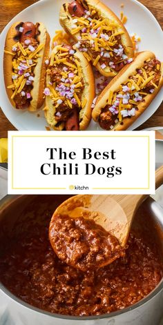 the best chili dogs recipe is made with only three ingredients