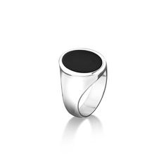 Oval cut black onyx flat top ring in sterling silver, Statement onyx ring for men, Unique mens fashion ring for gift This lovely gemstone ring is perfect for daily wear. It is crafted from fine 925K sterling silver and has the most intricate details that are sure to catch the eye of anyone who sees it. Handcrafted with love and joy, this ring will be with you for years to come, possibly even taking its place as a family heirloom for generations to come! With its detailed handmade engravings, thi Black Minimalist Engraved Sterling Silver Ring, Black Minimalist Signet Ring With Polished Finish, Minimalist Black Signet Ring With Polished Finish, Silver Onyx Signet Ring With Polished Finish, Classic White Gold Onyx Rings, Minimalist Onyx Signet Ring, Modern Onyx Signet Ring With Polished Finish, Minimalist Onyx Ring For Formal Occasions, Minimalist Onyx Signet Ring For Formal Events