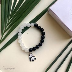 Cute panda bracelet for cute you! Dm to order this cuties