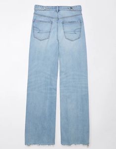 AE Dreamy Drape Stretch Super High-Waisted Baggy Wide-Leg Jean Wide Leg Mom Fit Bottoms For Fall, Light Wash Wide Leg Mom Fit Bottoms, Really Cute Outfits, Type 1, Wide Leg Jeans, Women's Jeans, American Eagle Outfitters, American Eagle, Wide Leg