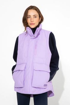 Halfdays | Davis Convertible Jacket Convertible Jacket, Fleece Neck Warmer, Fleece Headbands, Removable Sleeves, Polartec Fleece, Clothes Shopping, Lavender Color, Sleeveless Vest, Outdoor Wear