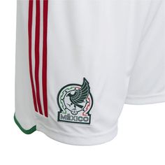 Whether you're going to the gym, running errands or just hanging around the house, these Mexico National Team adidas replica shorts are just what you need. These stylish bottoms feature embroidered team graphics and a comfortable elastic waistband. The AEROREADY fabric wicks away moisture, which helps keep you cool and dry while you watch the Mexico National Team match. Replica Jersey Officially licensed AEROREADY technology absorbs moisture and makes you feel dry Machine wash, line dry Primegre Mexico National Team, Adidas Football, Fabric Applique, A New Beginning, Adidas White, Kick Backs, Embroidered Fabric, New Beginning, White Adidas