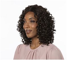 Get noticed in the Toni Brattin Irresistible wig. The shoulder-length layered silhouette boasts stunning allover spiral curls to create natural-looking texture, bounce, and movement. Style curls in smooth spirals or fluffed up for a sassier look.  A specially designed wig cap can be easily adjusted for a custom fit. Additional comfort features include a wide velvet band at the front hairline, open wefting on top, and adjustable sizing tabs in the neckline for a comfortable and secure fit. All To Shoulder Length Layered, Spiral Curls, Best Shakes, Curl Styles, Wig Cap, Styling Tools, Shoulder Length, Custom Fit, Pin Up