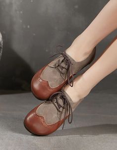 Handmade Soft Sole Brogue Style Flat Shoes — Obiono Retro Brown Leather Lace-up Shoes, Fall Brogue Detailing Slip-on Oxfords, Fall Slip-on Oxfords With Brogue Detailing, Fall Season Brogue Oxford Leather Shoes, Fall Flat Heel Leather Shoes With Brogue Detailing, Fall Leather Shoes With Brogue Detailing And Flat Heel, Fall Wingtip Lace-up Shoes With Leather Sole, Vintage Oxfords With Brogue Detailing And Flat Heel, Vintage Leather Shoes With Brogue Detailing And Flat Heel