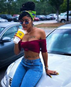 Pinterest: @Angelic_Vanity Turban Styles, Looks Hip Hop, Look Jean, Look Retro, Hair Updo, Instagrammer, How To Pose, Baddie Outfits, Outfit Casual