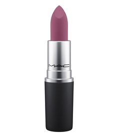 Matte&#x2C; totally reinvented. Delivering a blur of soft-focus colour&#x2C; this weightless moisture-matte lipstick was developed to replicate a backstage technique: blending out edges of matte lipstick for a hazy effect. Its groundbreaking formula contains moisture-coated powder pigments that condition and hydrate lips. The result is the zero-shine look of a matte lipstick with the cushiony&#x2C; lightweight feel of a balm. Fall for t Frost Lipstick, Mac Satin Lipstick, Best Mac Lipstick, Frosted Lipstick, Mac Powder, Mac Lips, Mac Matte Lipstick, Batons Matte, Lips Shades