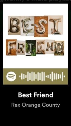 the best friend logo is shown in black and white with orange county's best friends