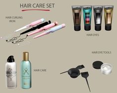 an image of hair care set