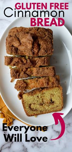 gluten free cinnamon bread Gluten Free Cinnamon Roll Bread, Gluten Free Banana Bread Machine Recipes, Gluten Free Cinnamon Twists, Cinnamon Bread Gluten Free, Momma Knows Gluten Free, Gluten Free Cinnamon Swirl Bread, Quick Bread Gluten Free, Gluten Free Amish Bread, Gf Cinnamon Bread