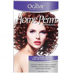 Ogilvie Home Perm The Original For Color-Treated Hair Formula provides gentle, effective salon results at home! Trust the haircare experts at Ogilvie for a complete conditioning formula that helps safeguard your hair from dryness and frizz while ensuring lasting shine and curls. The B4 Pre-Perm Conditioner gently prepares your hair for a natural-looking perm. Restorative after-perm conditioners help balance your hair's moisture level for silkier hair and manageable curls that last. Straight Hair Perm, Home Perm, Body Wave Perm, Wave Perm, Hair Perm, Style Salon, Long Lasting Curls, Normal Hair, Salon Style