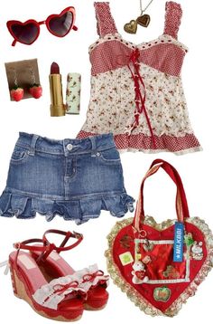 Long Red Skirt Outfit, Tennis Skirt Long, 2010 Vibes, Cherry Girl, Woman Dresses, Vintage Americana, Skirt Long, Summer Outfit Inspiration