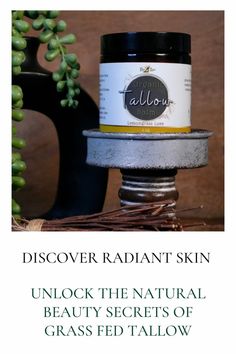 Unlock the natural beauty secrets of grass fed tallow for your skincare routine! Our premium grass fed tallow nourishes, hydrates, and rejuvenates, giving you the healthy, glowing skin you've always dreamed of. Click to learn more and elevate your skincare game today! #SkinCare #GrassFedTallow #NaturalBeauty #HealthySkin Natural Beauty Secrets, Healthy Glowing Skin, Radiant Skin, The Natural, Lemon Grass, Beauty Secrets, Healthy Skin