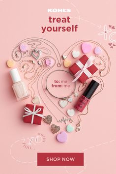 an advertisement for kohl's treat yourself to the first time on valentines day