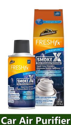 Car Air Freshener, Smoke X by Armor All, Car Air Freshener and Purifier, 2 Oz Each Car Smell, Fresh Fragrance, X Car, Go To Work, Odor Eliminator, Fire Tv Stick