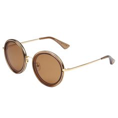 The Shiveda BARI is a Round Polarized Fashion Sunglasses for Women. Featuring a Translucent Oval Floating Frame Design, these Round Fashion Sunglasses adds a Touch of Individuality to the Wearer. Style: Fashion, Oval, Round, Translucent Frame Material: Metal Lens Material: CR-39 Lens Width: 59mm Bridge Width: 16mm Temple Length: 145mm 100% UVA and UVB Protection Polarized Lens Hard Case and Micro Fiber Cleaning Cloth Included Luxury Trendy Round Sunglasses, Luxury Round Frame Sunglasses For Summer, Luxury Round Frame Sunglasses With Uva Protection, Luxury Everyday Round Frame Sunglasses, Luxury White Round Frame Sunglasses, Sunglasses For Women, Bari, Floating Frame, Hard Case